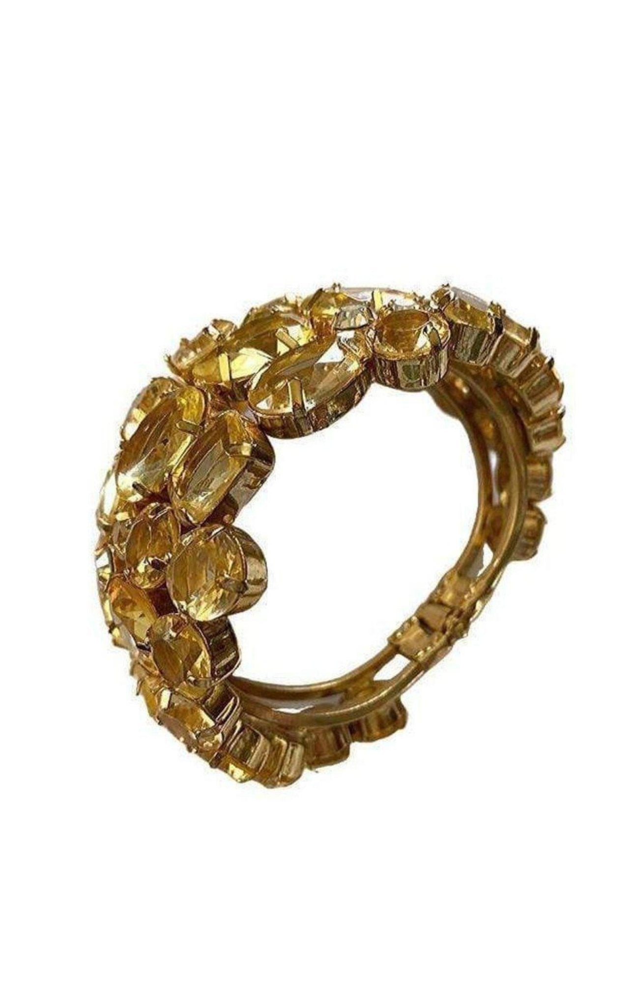 BCBGMAXAZRIA Rhinestone Stone Cuff Bracelet - Runway Catalog