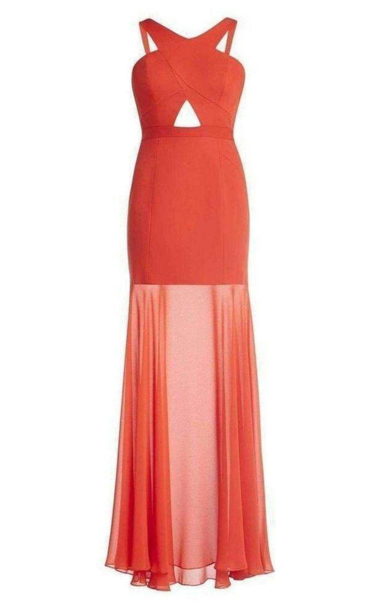 BCBGMAXAZRIA Ria Criss - Cross Front Gown - Runway Catalog