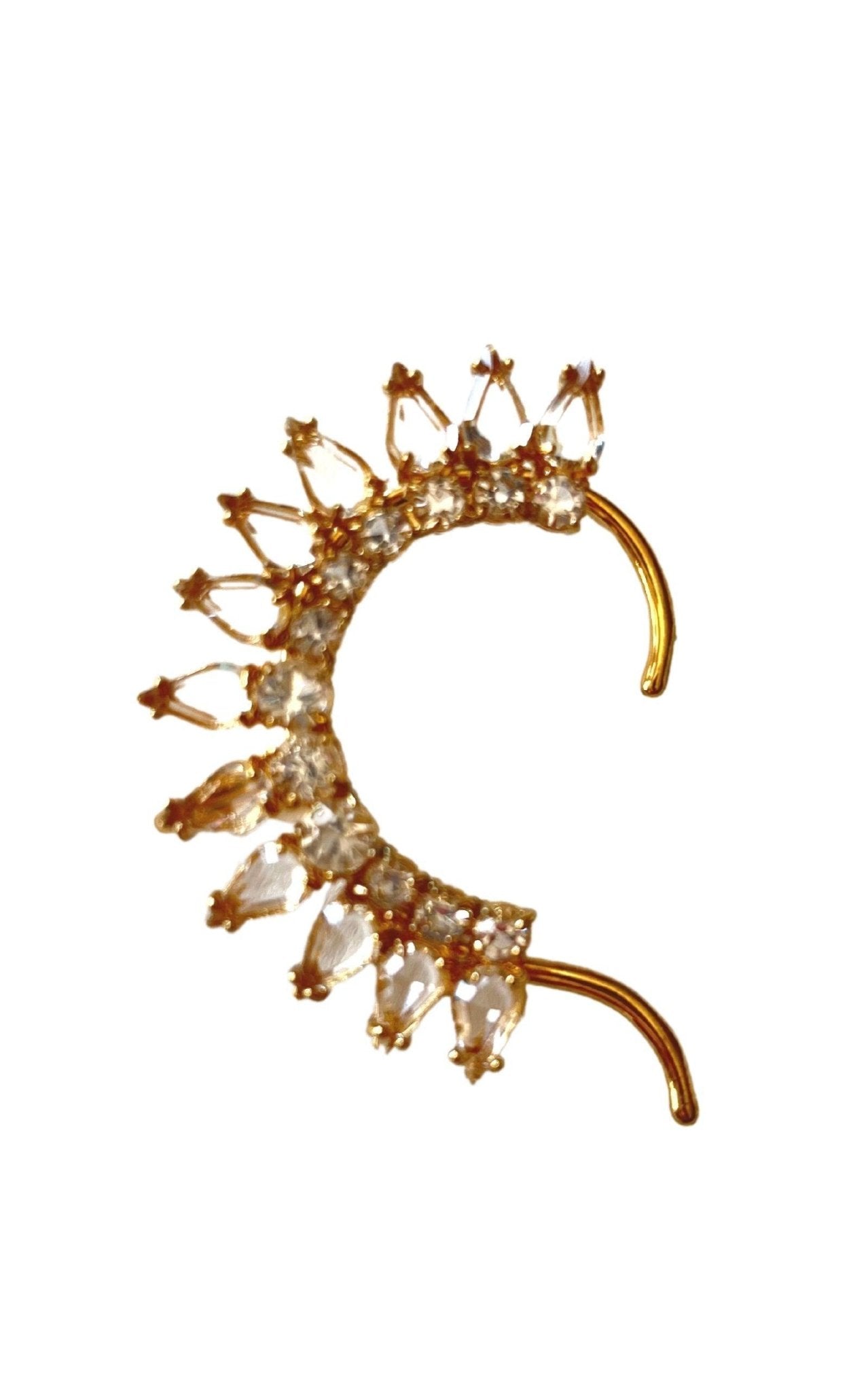 BCBGMAXAZRIA Right Crystal Ear Cuff - Runway Catalog
