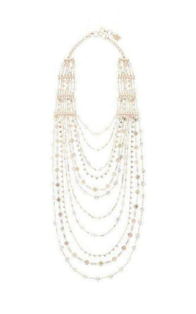 BCBGMAXAZRIA Rose Gold Layered Novelty Chain Necklace - Runway Catalog