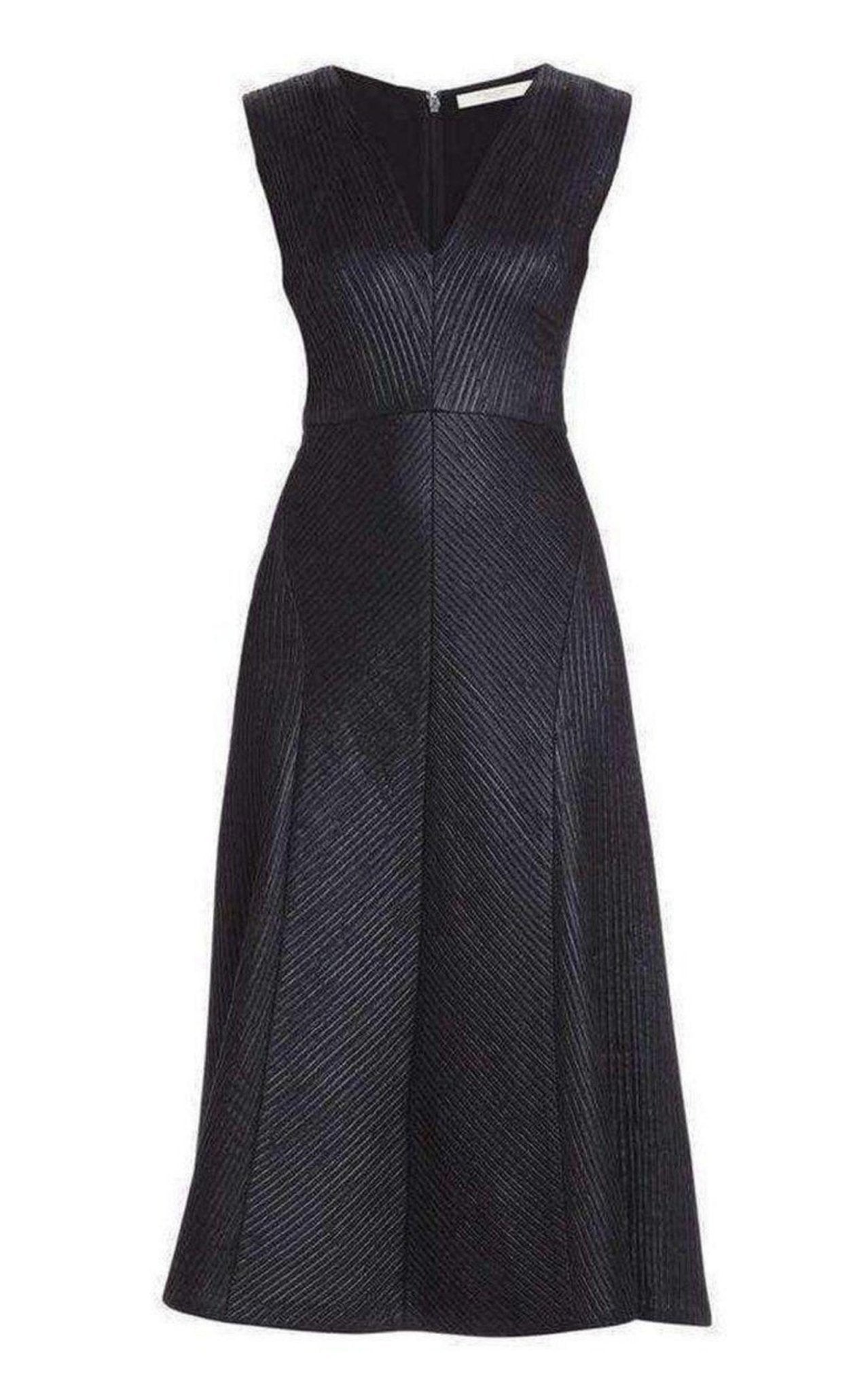 BCBGMAXAZRIA Runway Jacelyn Black V - Neck Dress - Runway Catalog