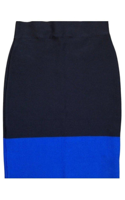 BCBGMAXAZRIA Scarlett Color Block Pencil Skirt - Runway Catalog