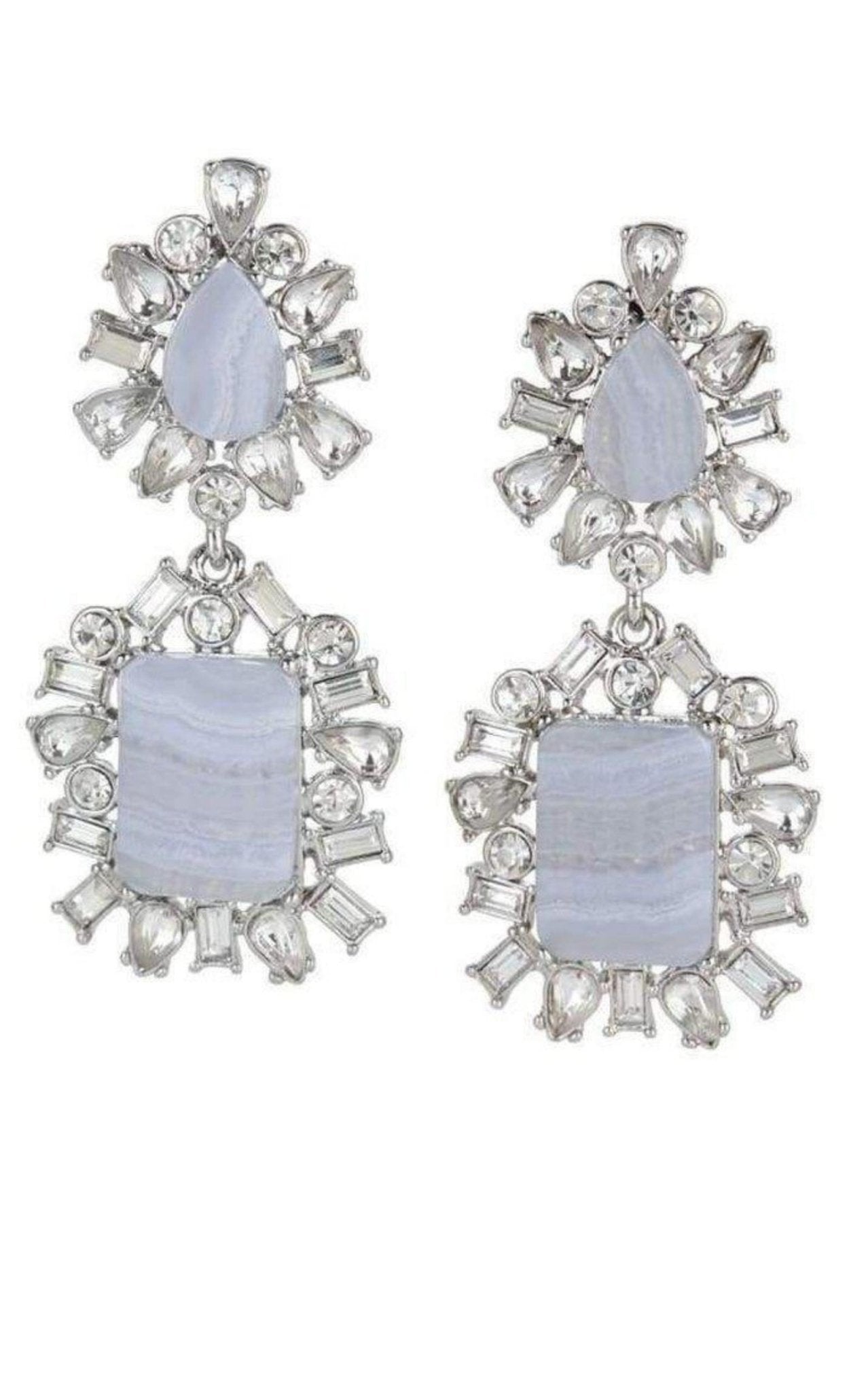 BCBGMAXAZRIA Scattered - Stone Drop Earrings - Runway Catalog