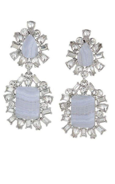 BCBGMAXAZRIA Scattered - Stone Drop Earrings - Runway Catalog