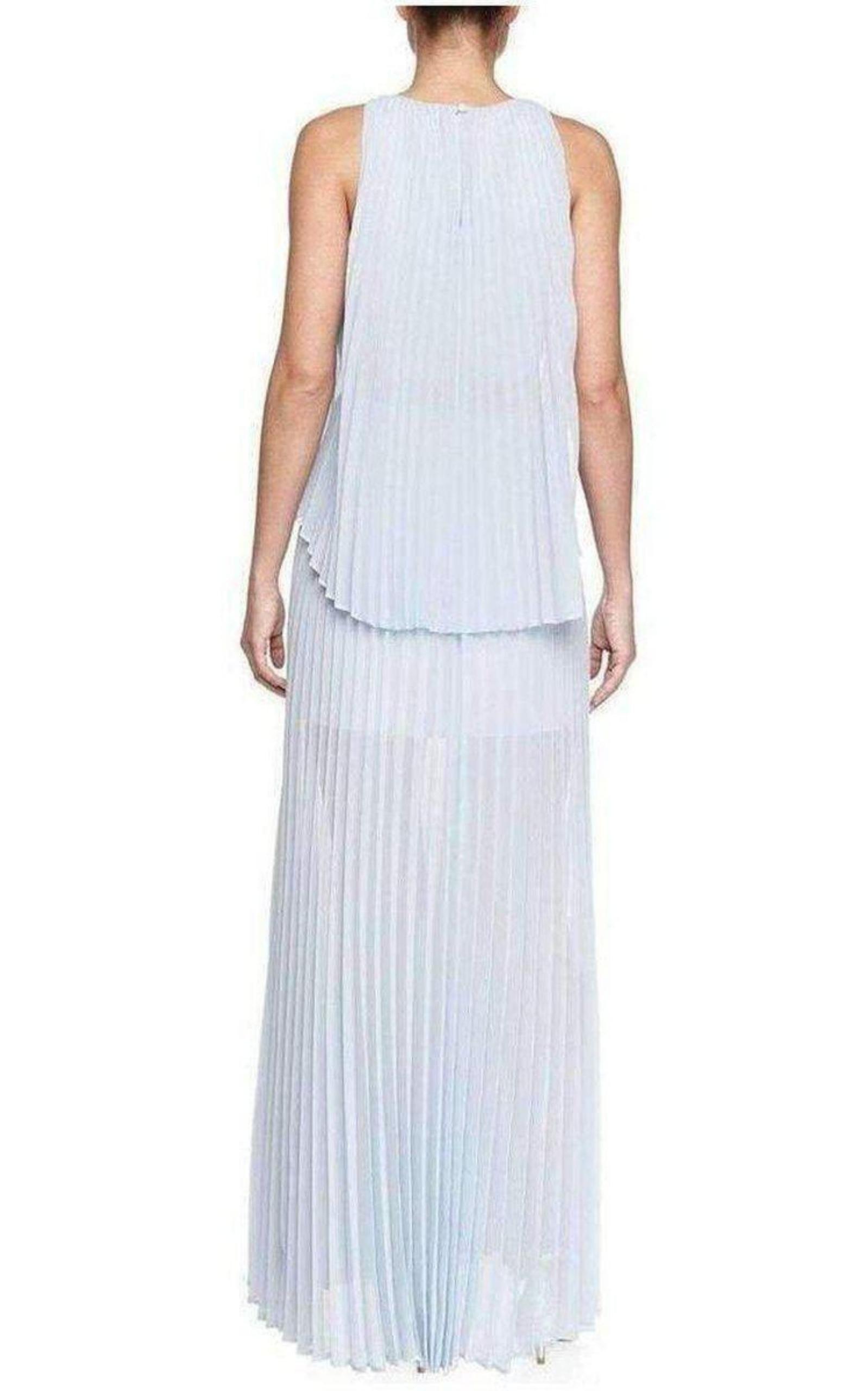 BCBG beautiful pleated dress store with belt