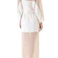 Sheer Chiffon Panels Silk Dress BCBGMAXAZRIA