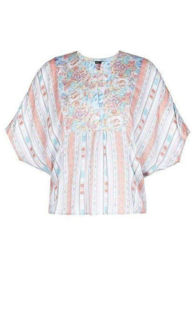 BCBGMAXAZRIA Skarlett Relaxed Handkerchief Top - Runway Catalog