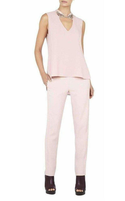 BCBGMAXAZRIA Sofie Jewelled - Collar Top - Runway Catalog