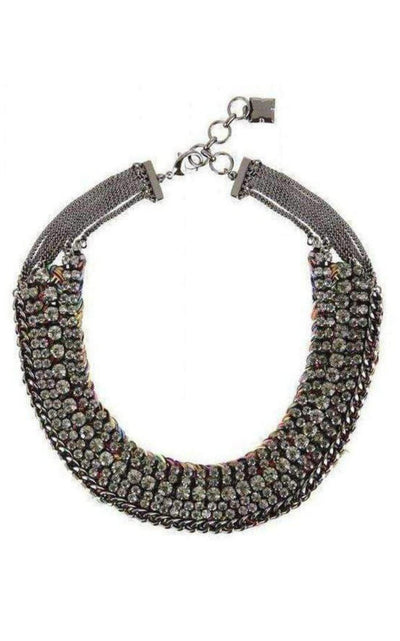 BCBGMAXAZRIA Stone and Thread Collar Necklace - Runway Catalog