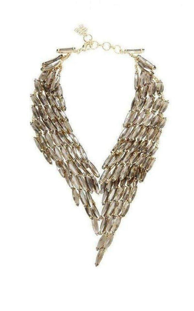 BCBGMAXAZRIA Stone Cascade Necklace - Runway Catalog