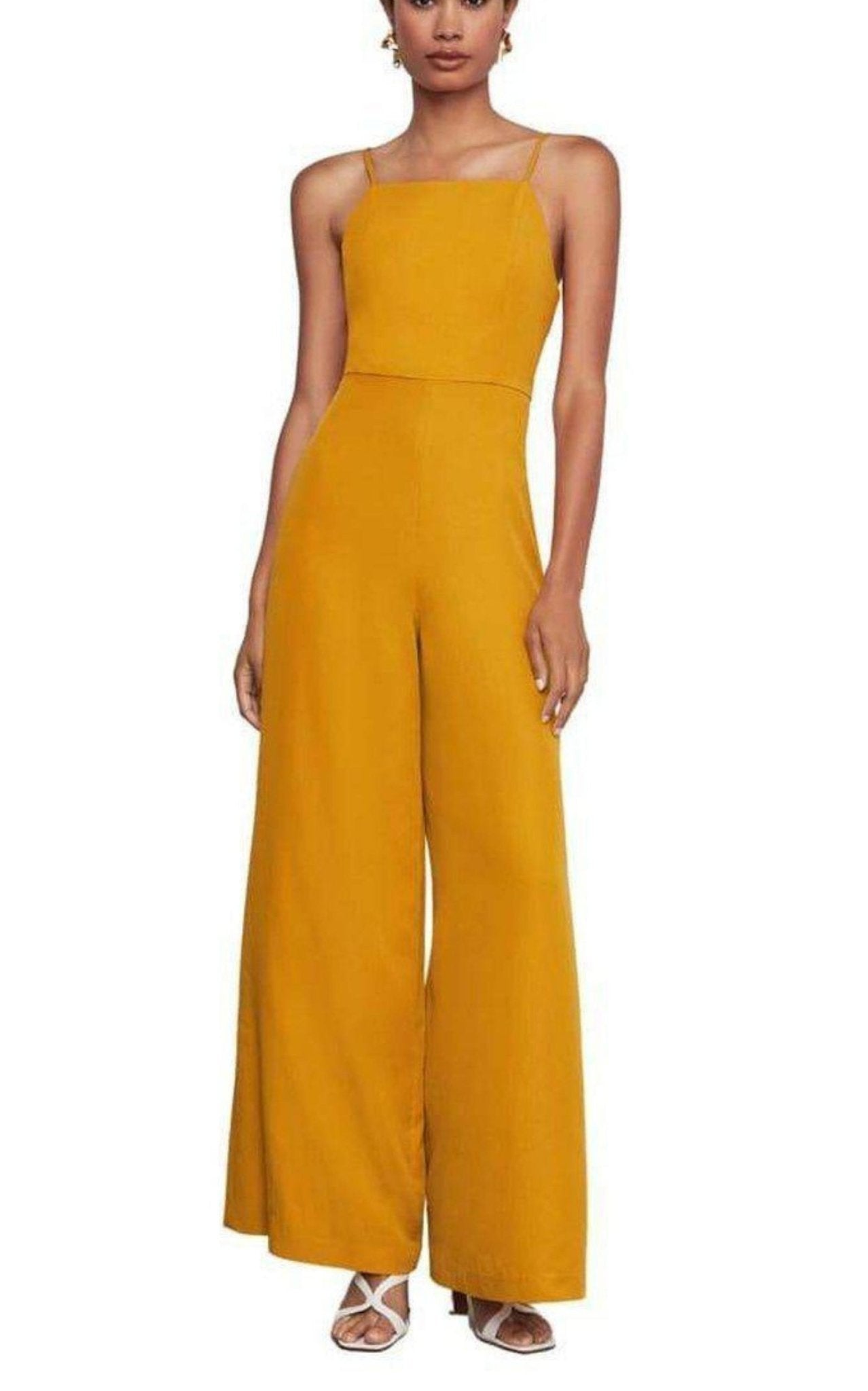 BCBGMAXAZRIA Strappy Wide Leg Jumpsuit - Runway Catalog