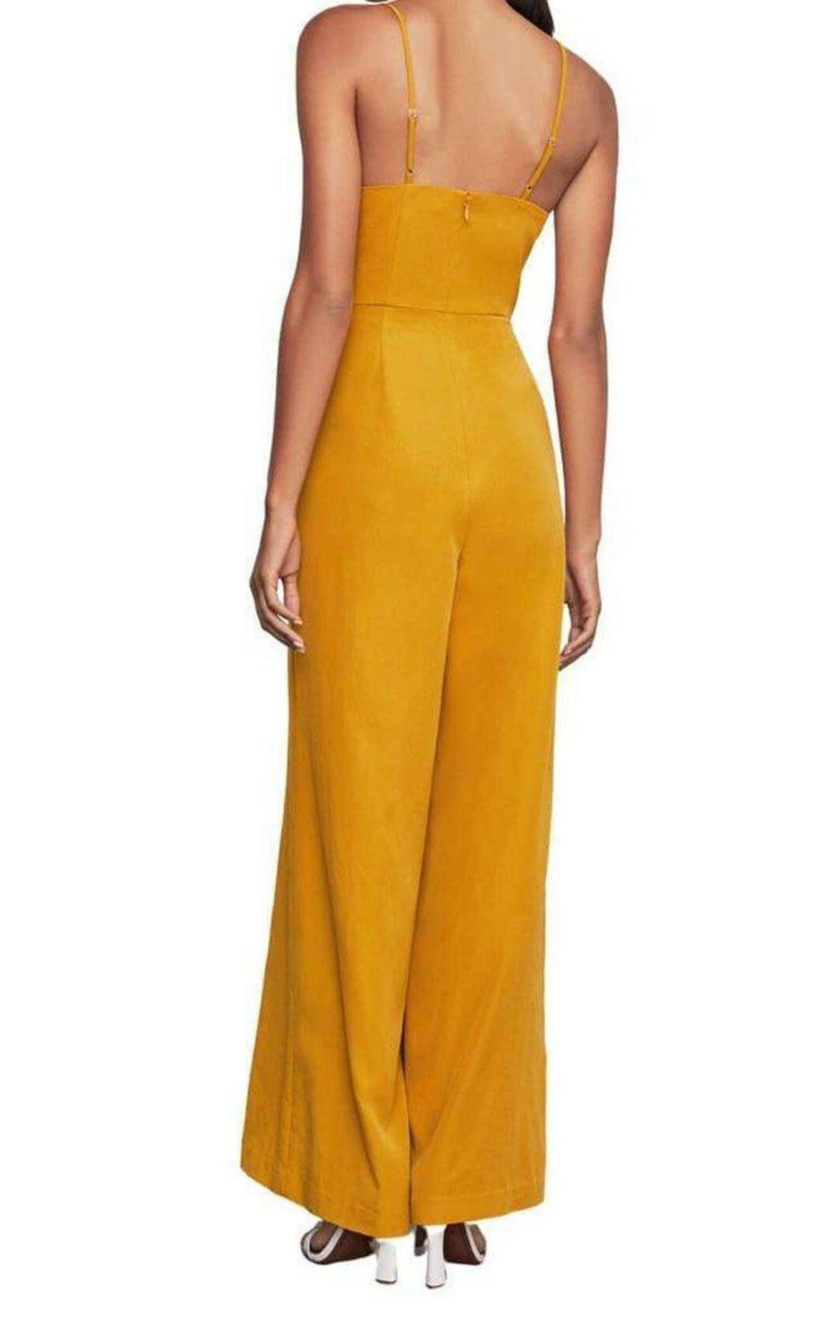 Strappy Wide Leg Jumpsuit BCBGMAXAZRIA