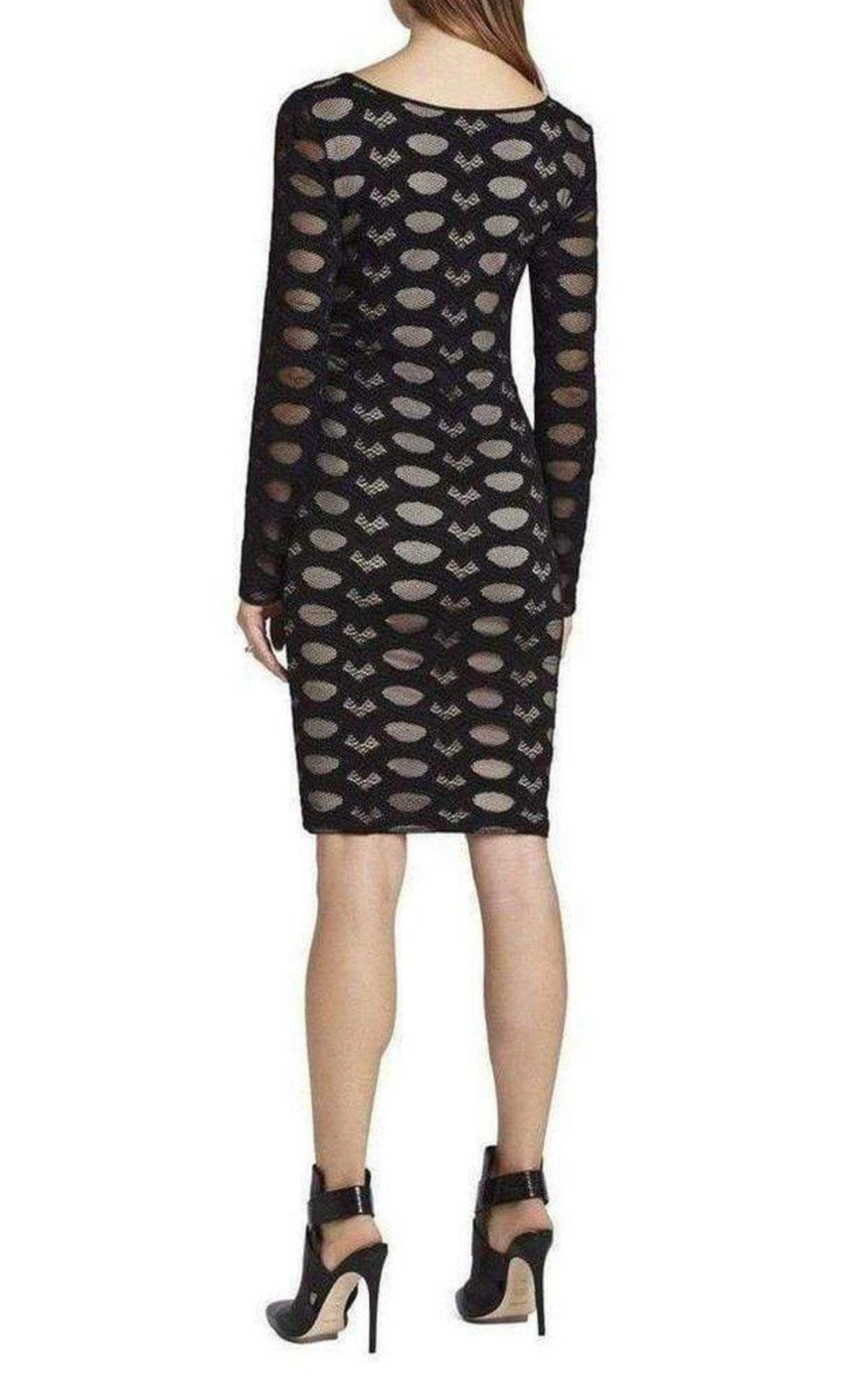 BCBGMAXAZRIA Tanya Long Sleeve Lace Dress - Runway Catalog