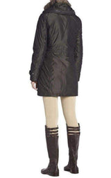 Taylor Fur Trimmed Anorak Jacket BCBGMAXAZRIA