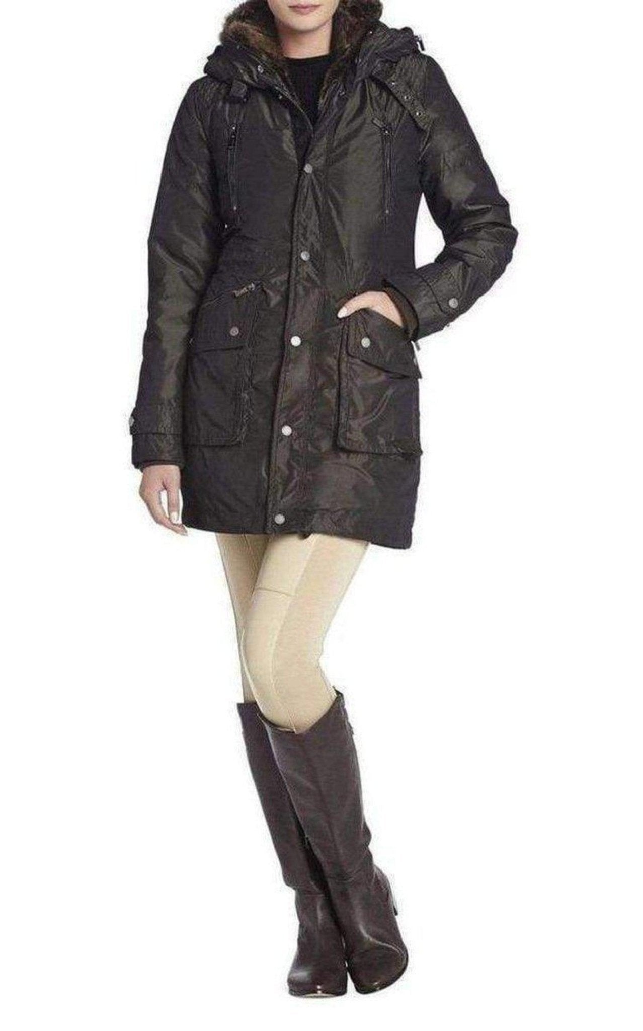 BCBGMAXAZRIA Taylor Fur Trimmed Anorak Jacket - Runway Catalog