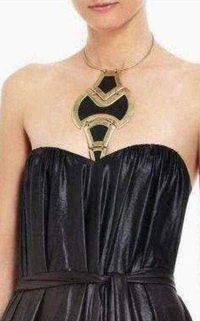 BCBGMAXAZRIA Tribal Plate Necklace - Runway Catalog