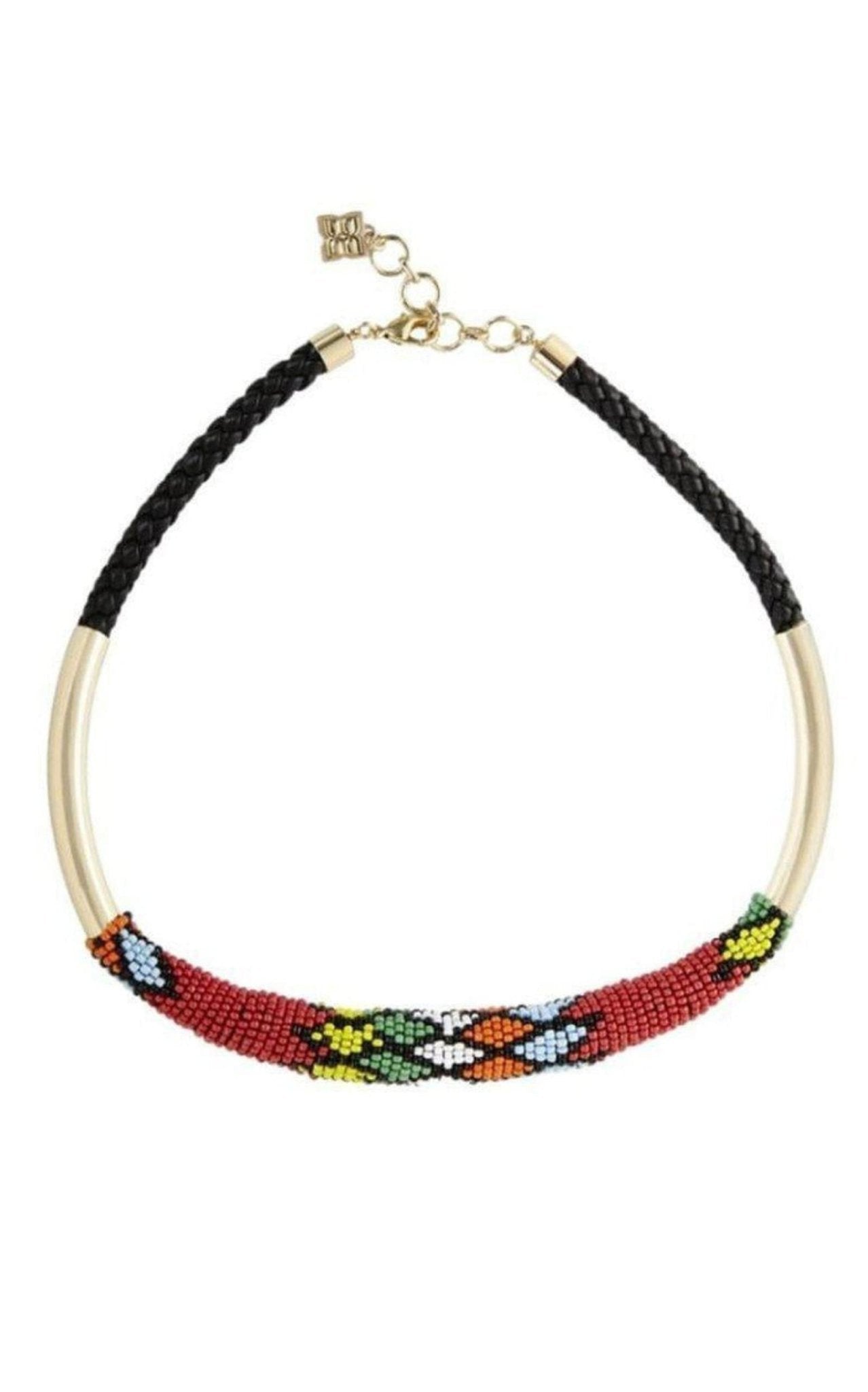 BCBGMAXAZRIA Tribal Seed Bead Necklace - Runway Catalog