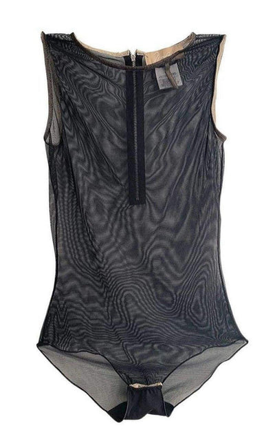 BCBGMAXAZRIA Tulle Stretch Bodysuit - Runway Catalog