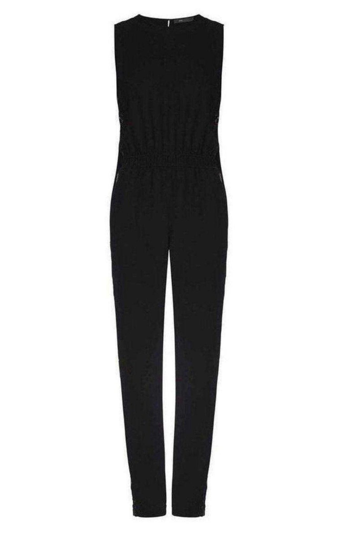 BCBGMAXAZRIA Victorya Lace Side Paneles Jumpsuit - Runway Catalog