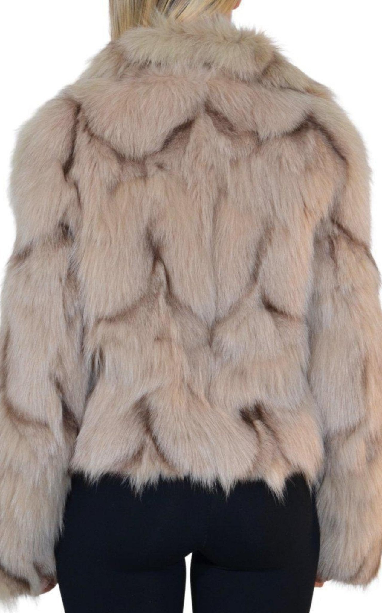 BCBGMAXAZRIA White Fox Coat - Runway Catalog