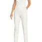 White Haida One-shoulder Jumpsuit BCBGMAXAZRIA