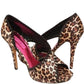 Walter Satin Leopard Print Pumps Betsey Johnson