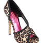 Walter Satin Leopard Print Pumps Betsey Johnson