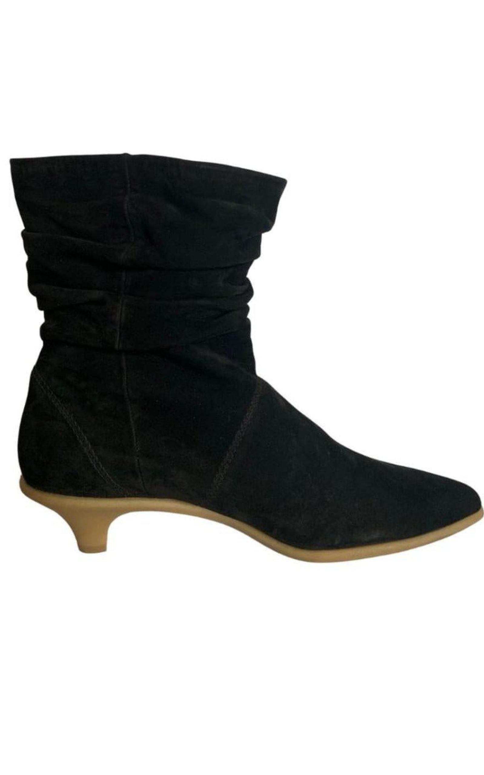  BCBGMAXAZRIABlack Comfortable Leather Boots - Runway Catalog