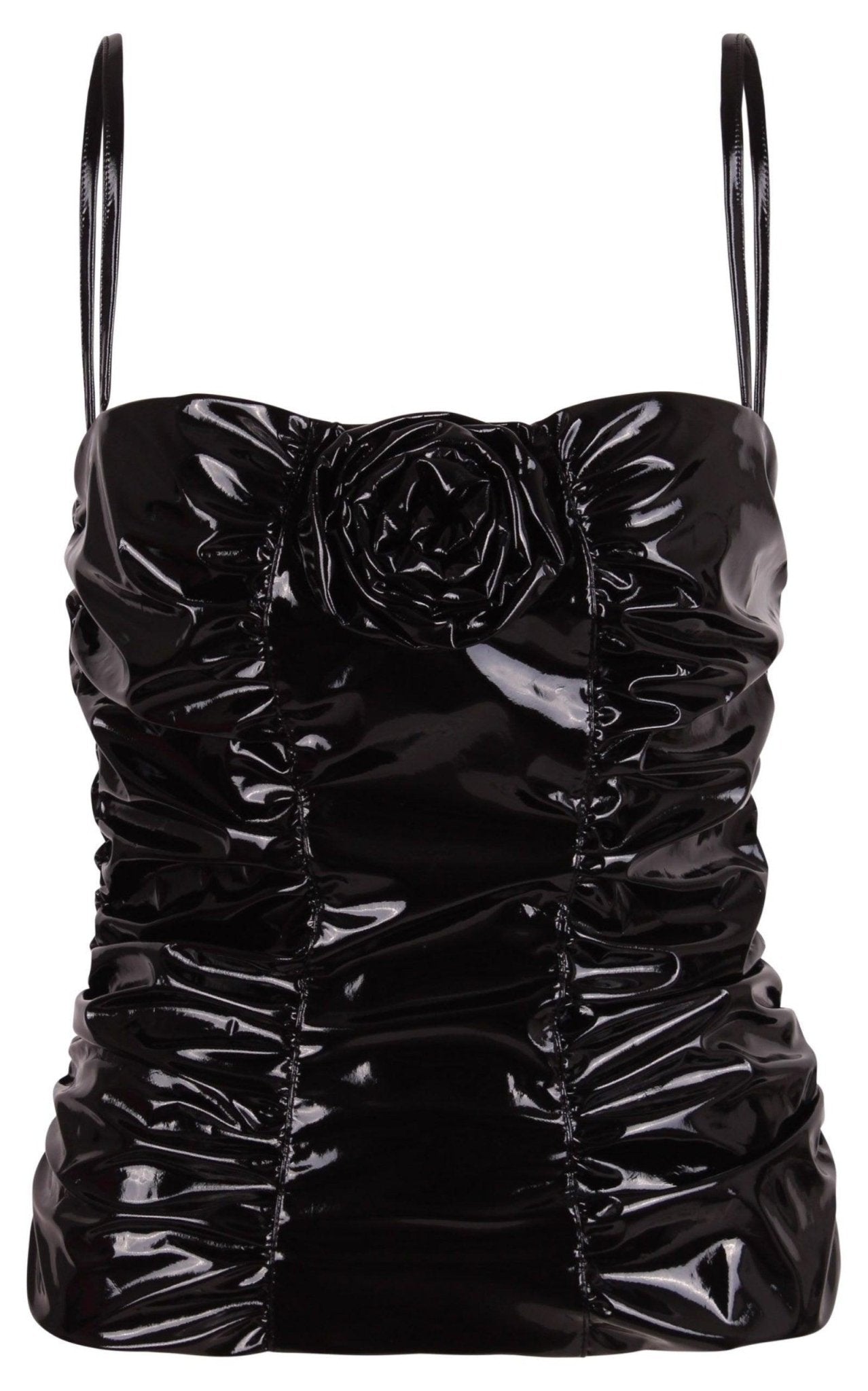 Blumarine Corsage Ruched Top - Runway Catalog