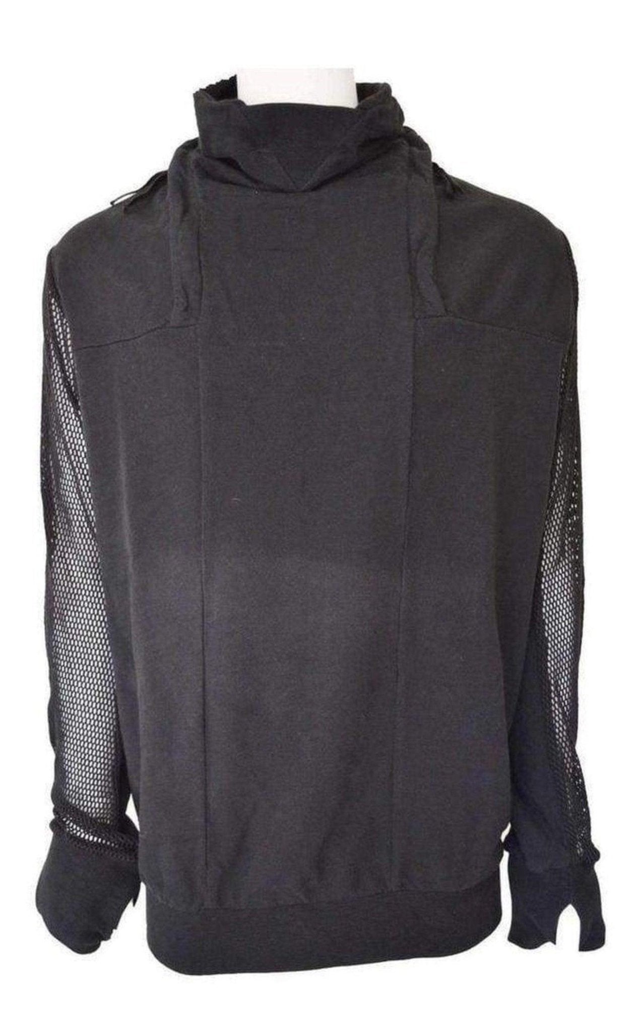 Boris Bidjan Saberi Symbiosism Cotton Jumper with Adjustable Neck - Runway Catalog