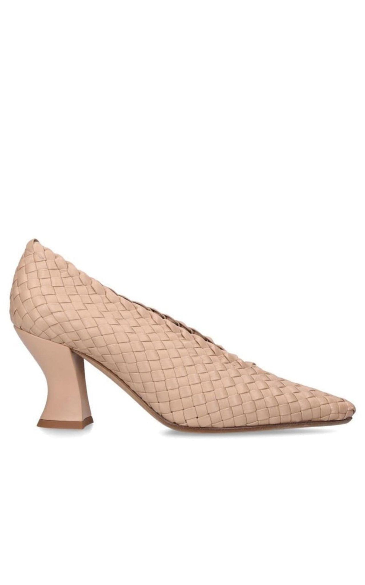 Bottega Veneta Almond Leather Pumps - Runway Catalog