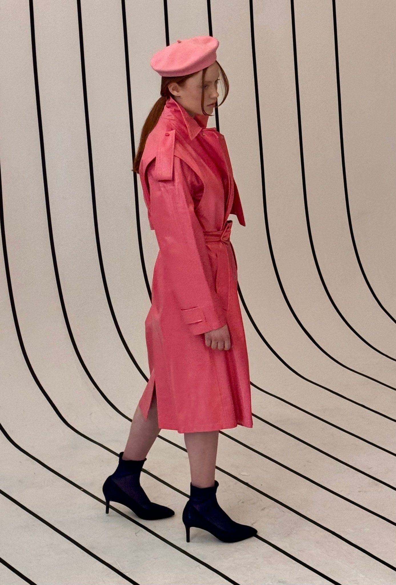 Bottega Veneta Convertible Crinkled Glossed - leather Trench Coat - Runway Catalog