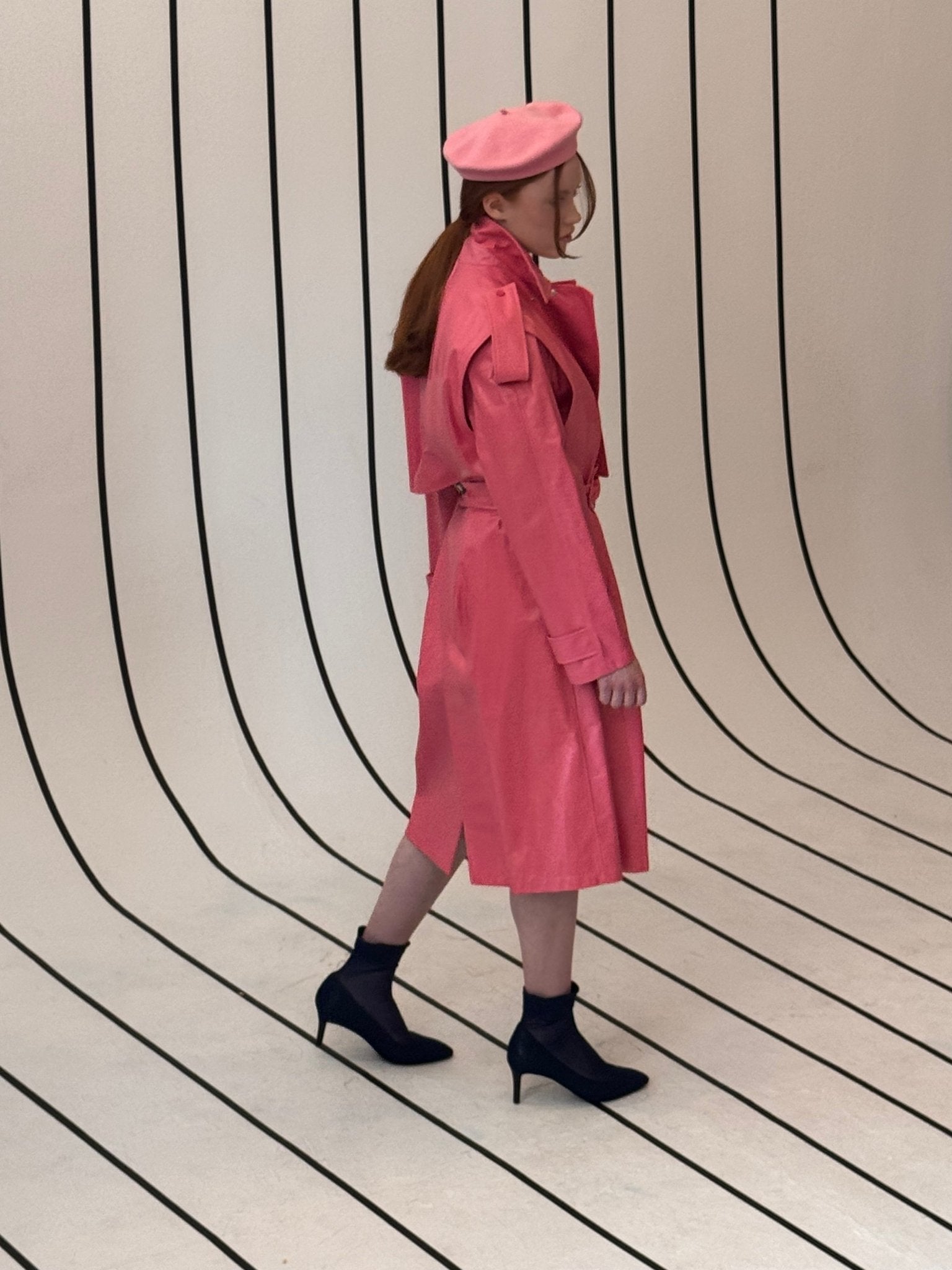 Bottega Veneta Convertible Crinkled Glossed - leather Trench Coat - Runway Catalog