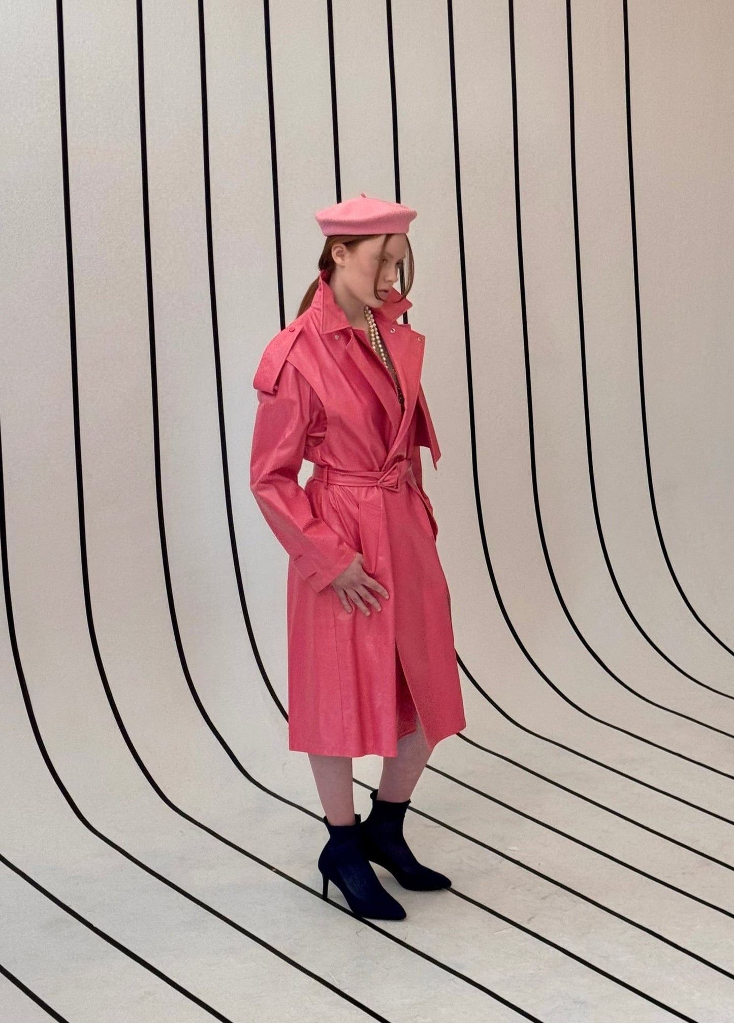 Bottega Veneta Convertible Crinkled Glossed - leather Trench Coat - Runway Catalog