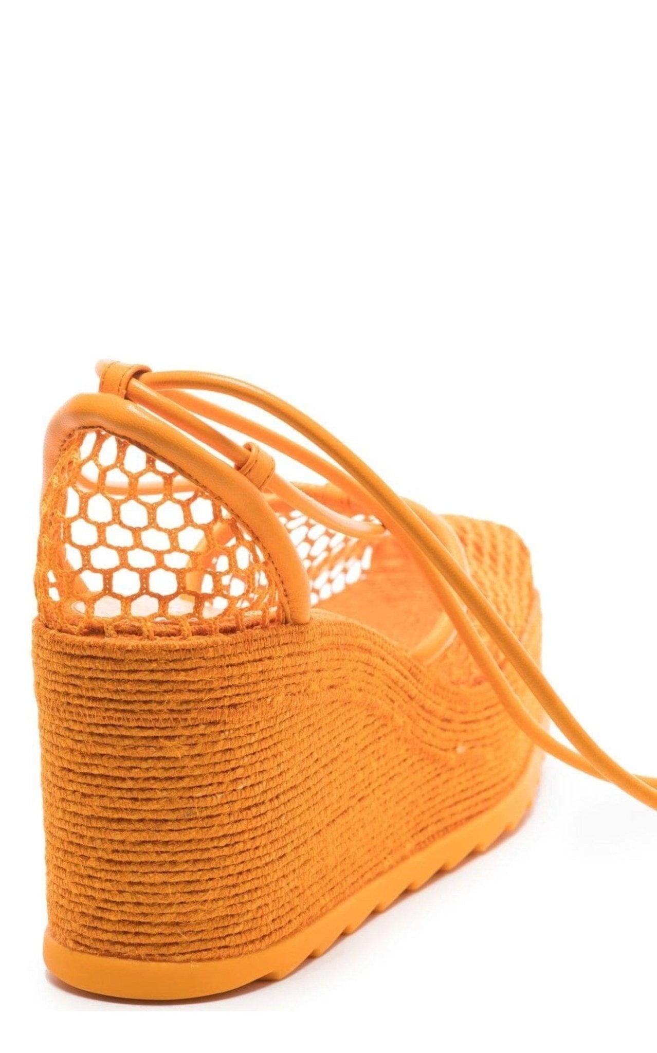 Bottega Veneta Leather and Mesh Espadrilles - Runway Catalog