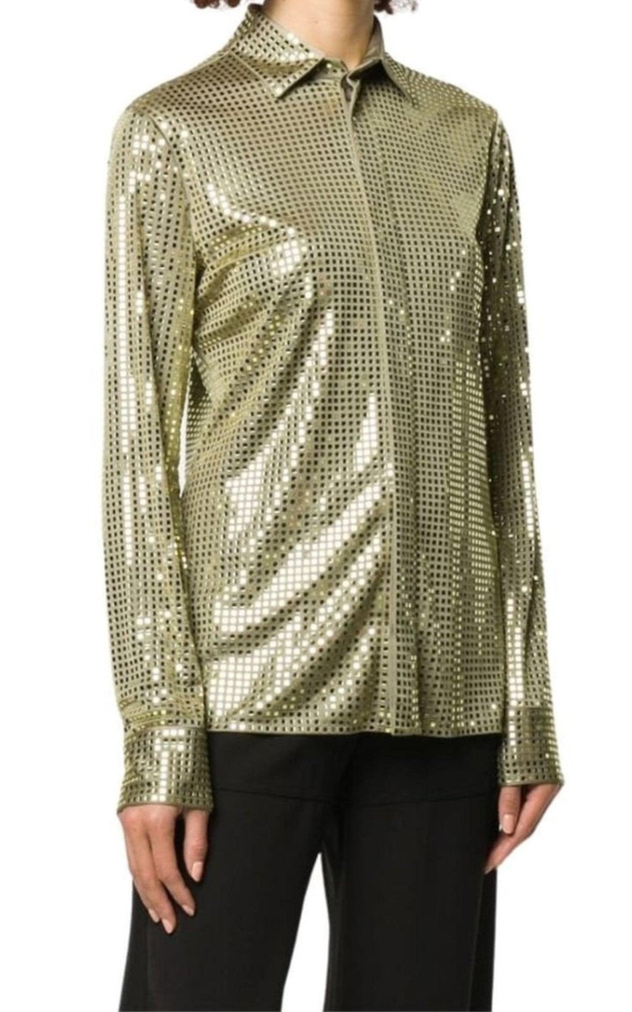 Bottega Veneta Mirror Shirt Buttons Closure Long Sleeves - Runway Catalog