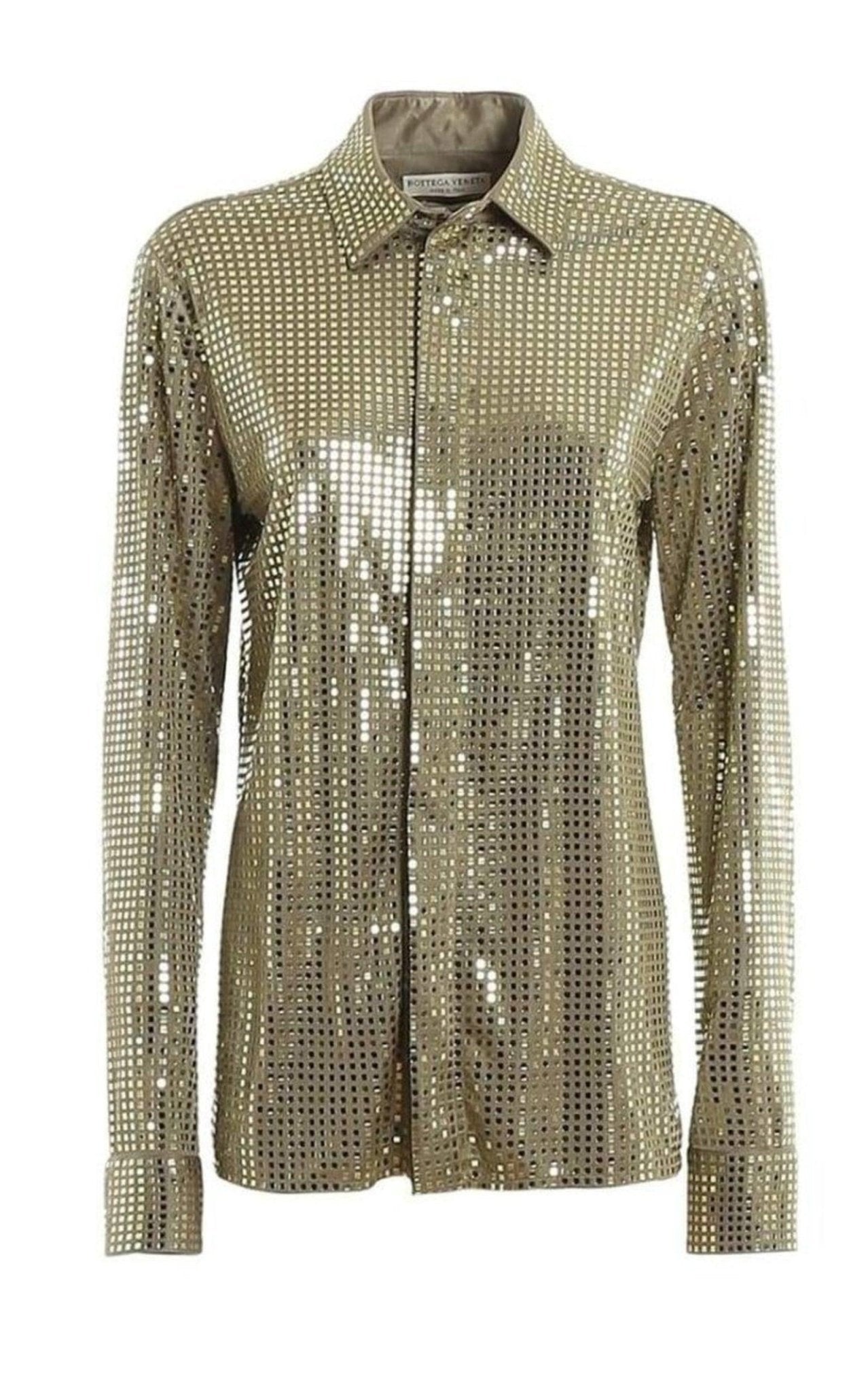 Bottega Veneta Mirror Shirt Buttons Closure Long Sleeves - Runway Catalog