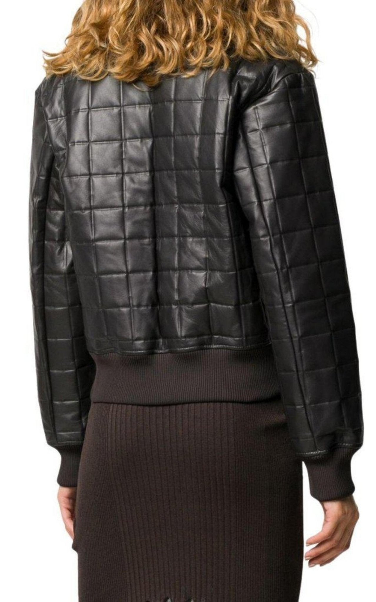 Bottega Veneta Quilted Leather Bomber Jacket - Runway Catalog