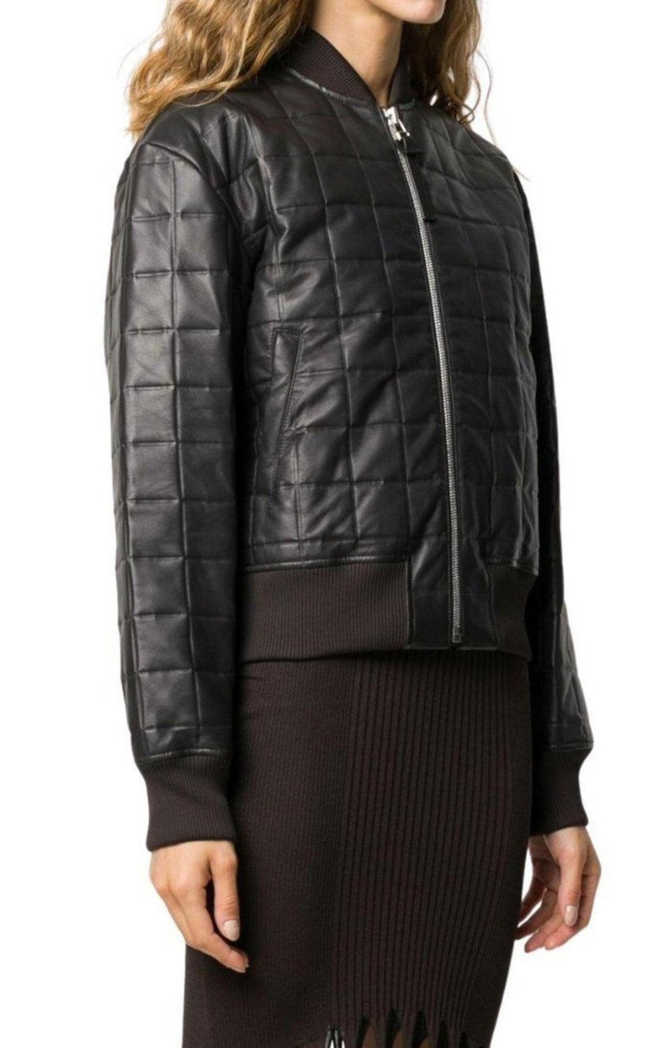 Bottega Veneta Quilted Leather Bomber Jacket - Runway Catalog