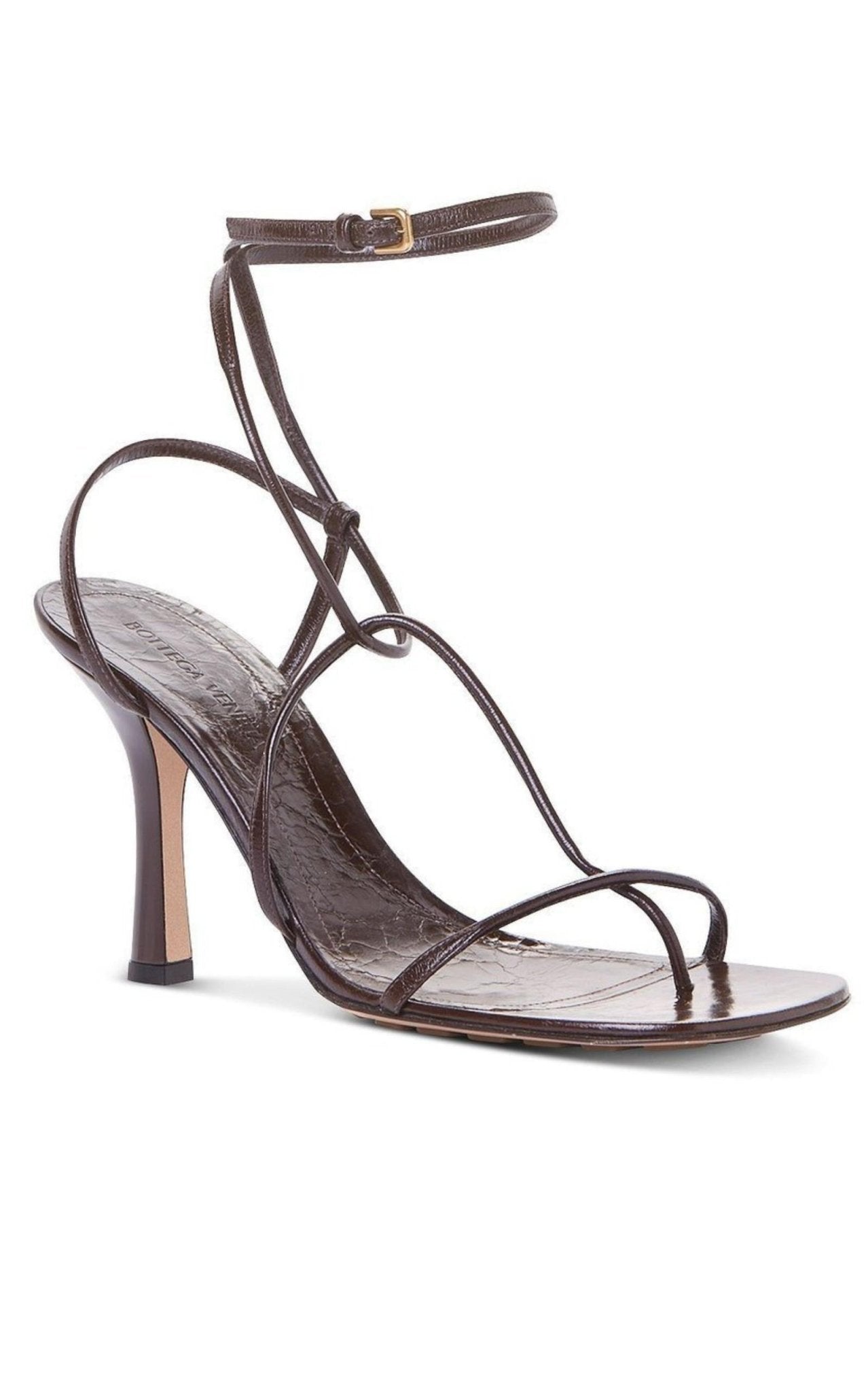 Bottega Veneta Square Toe Strappy Sandals - Runway Catalog