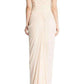  BCBGMAXAZRIABrandy Vanilla Draped Lace Bodice Gown - Runway Catalog