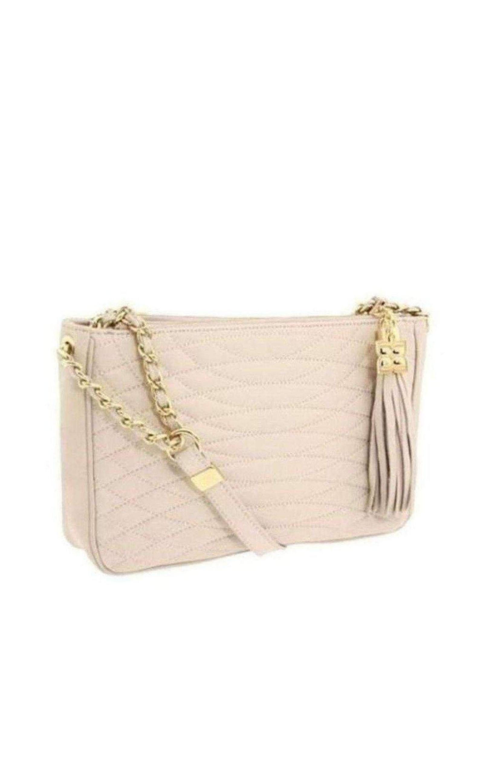Badgley Mischka Chain Quilt Faux Leather Crossbody Bag - ShopStyle