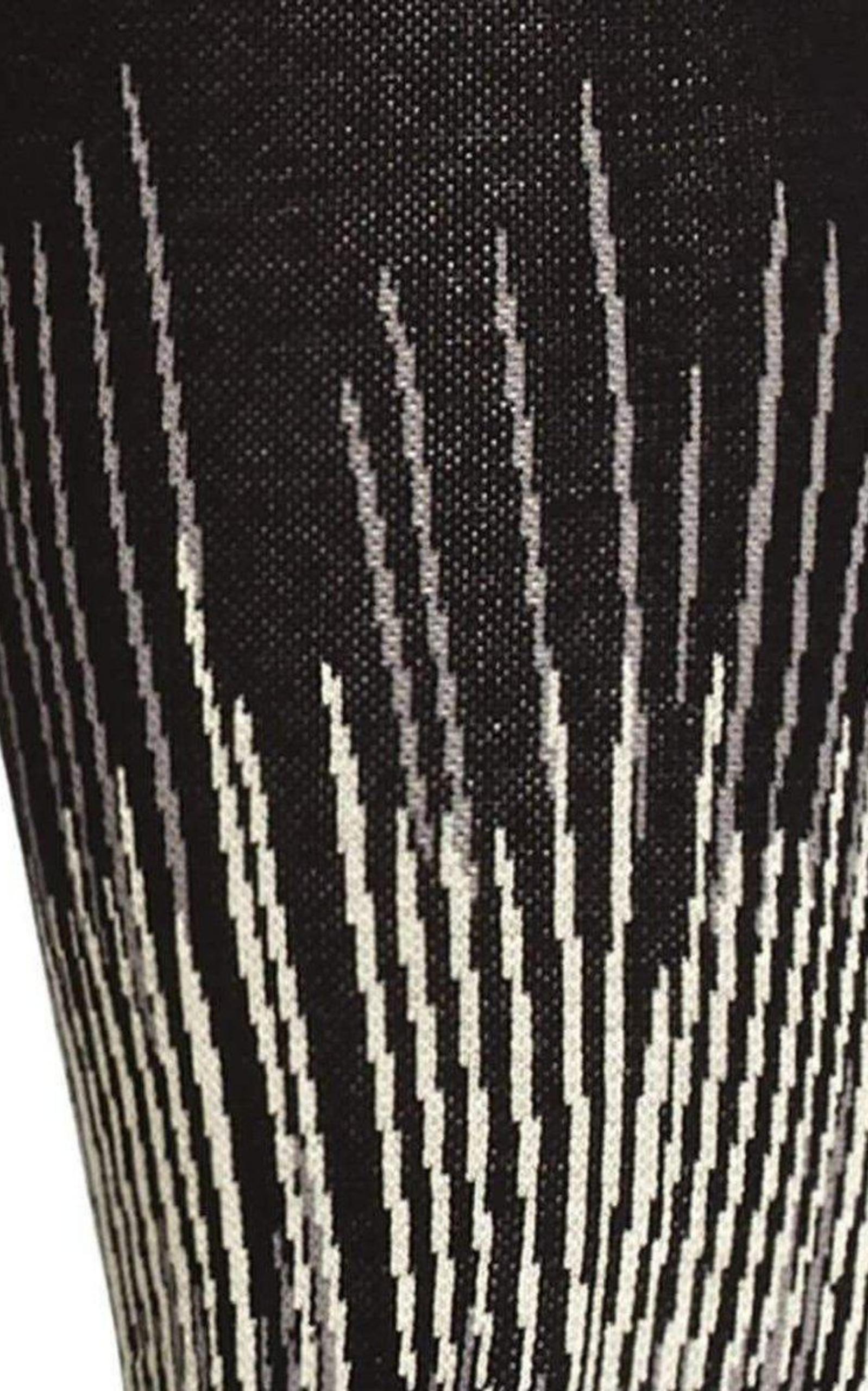  BCBGMAXAZRIACameron Electric Strokes Jacquard Silk Blend Legging - Runway Catalog