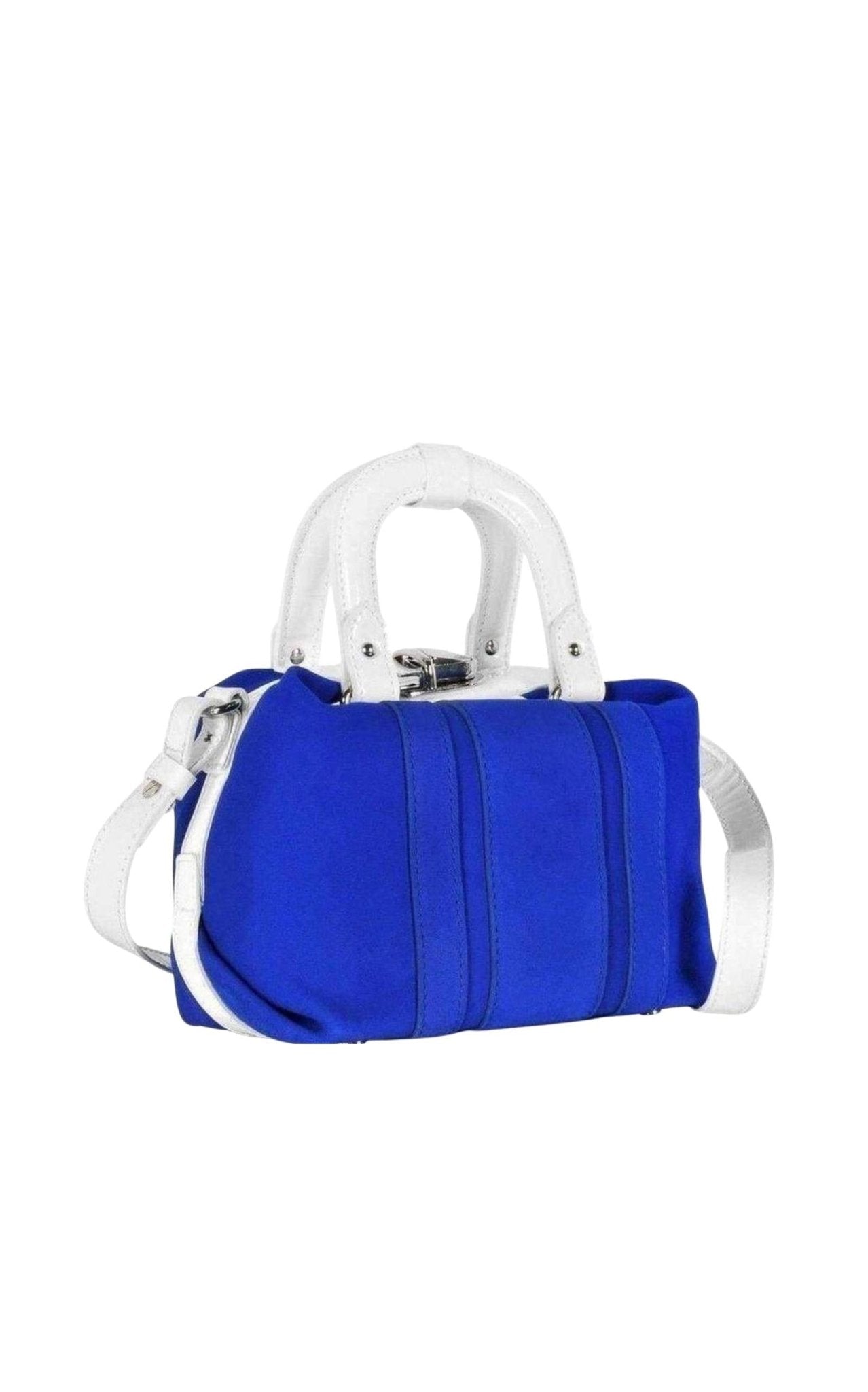 Carven Suede Small Shoulder Bag - Runway Catalog