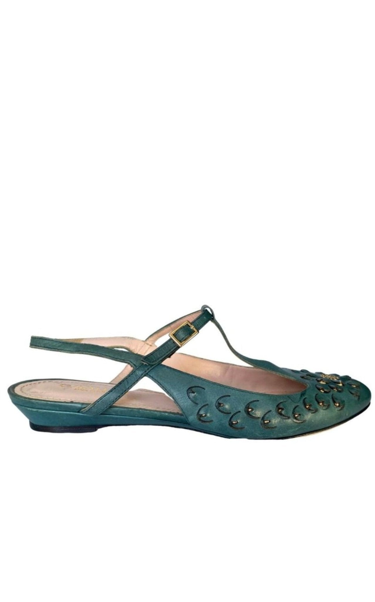 Cavallini Leather Slides Shoes - Runway Catalog