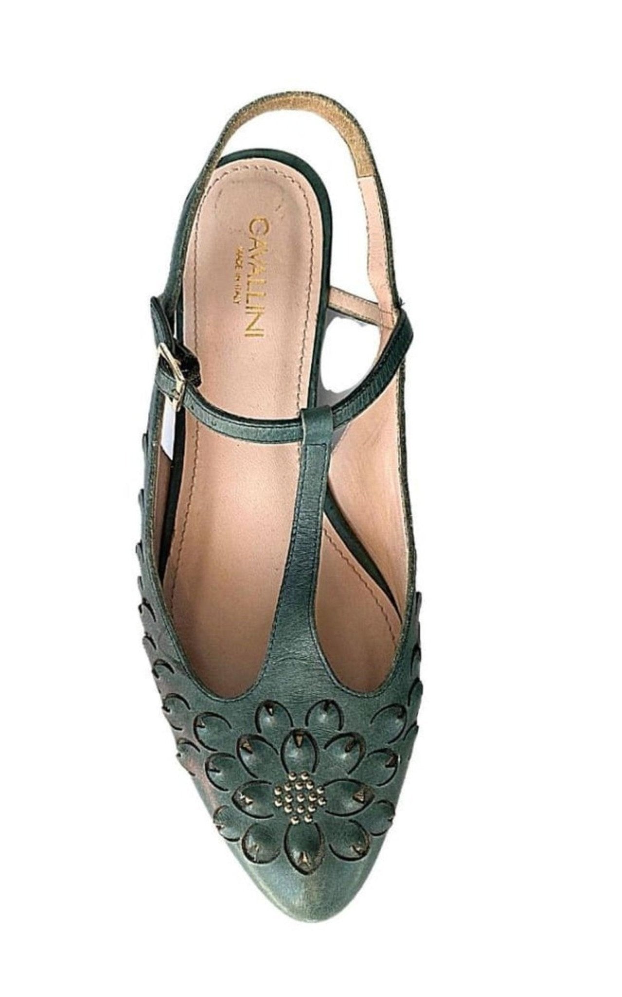 Cavallini Leather Slides Shoes - Runway Catalog