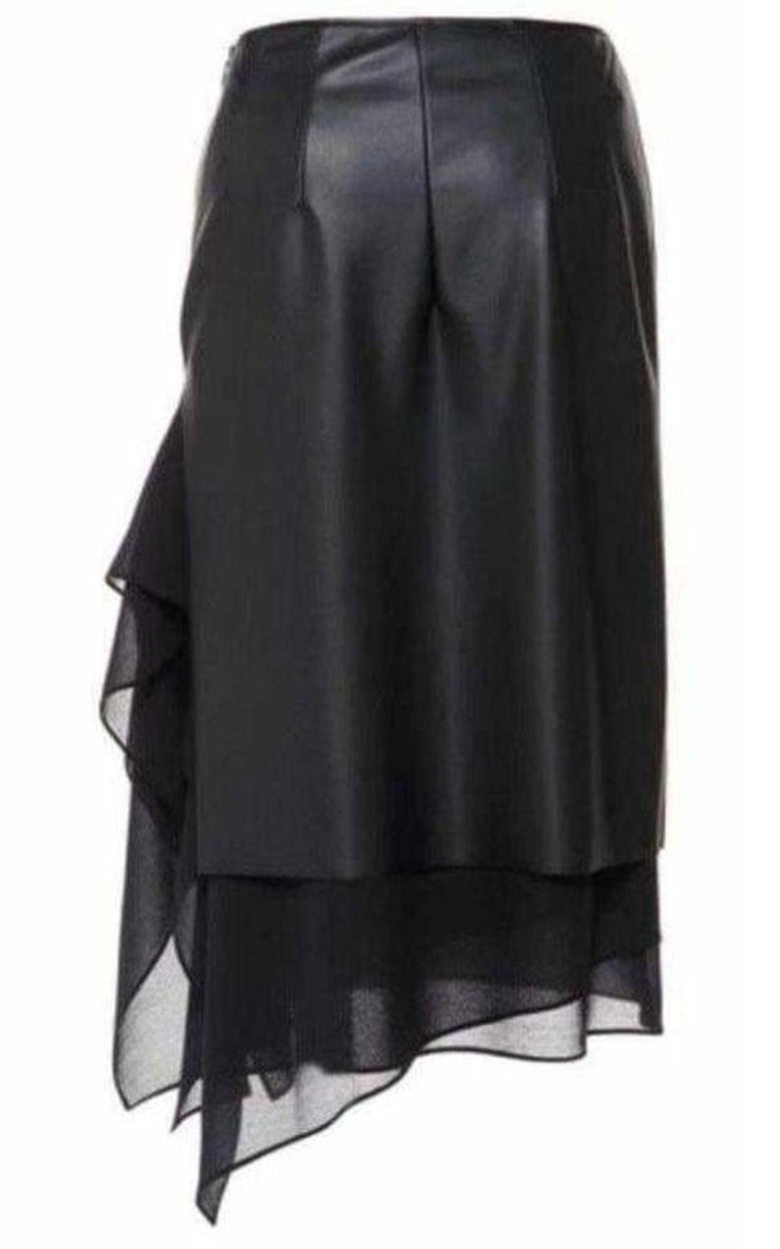 Black Layered Skirt Cedric Charlier