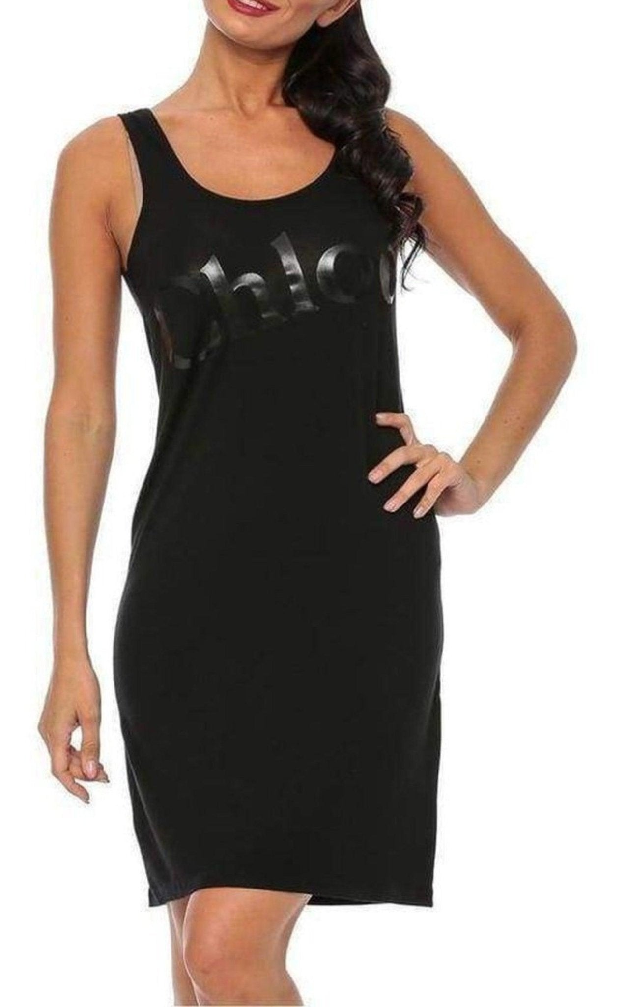 Chloe Black cotton dress - Runway Catalog