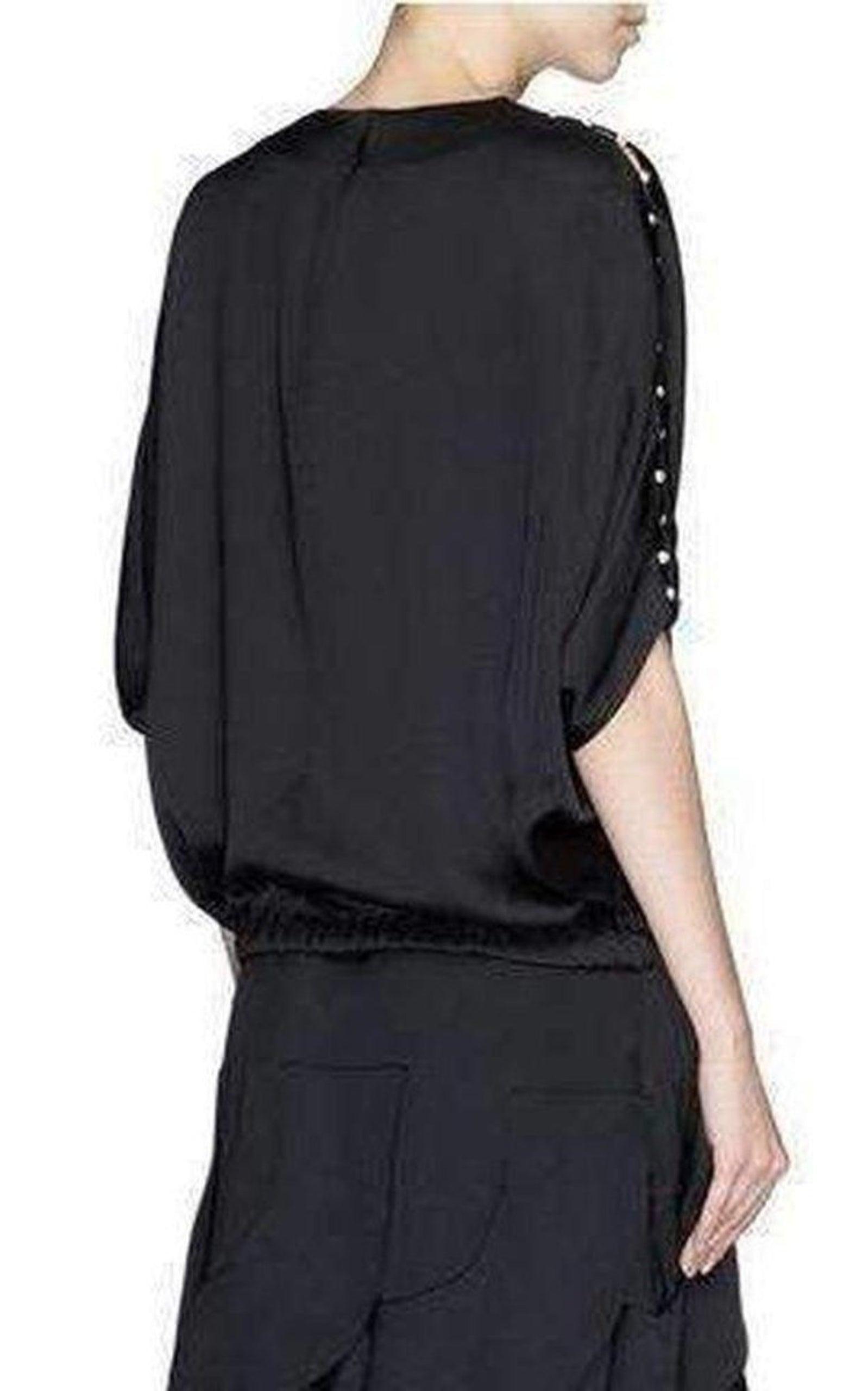 Black Silk Shirt Chloe