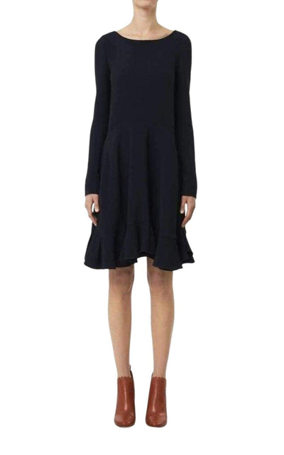 Chloe Blue Ruffle Dress - Runway Catalog